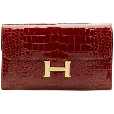 hermes rouge h constance|hermes constance long wallet price.